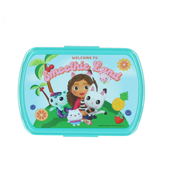 Set cutie sandwich si sticla apa din aluminiu 500ml Gabby's Dollhouse [7]