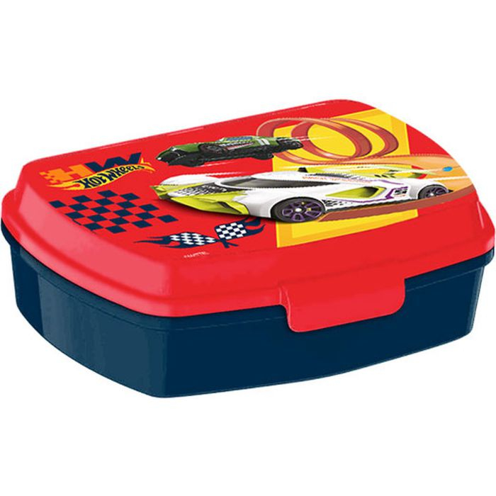 Set cutie sandwich si sticla apa din aluminiu 500ml Hot Wheels [3]