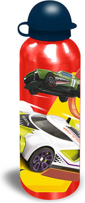 Set cutie sandwich si sticla apa din aluminiu 500ml Hot Wheels [4]