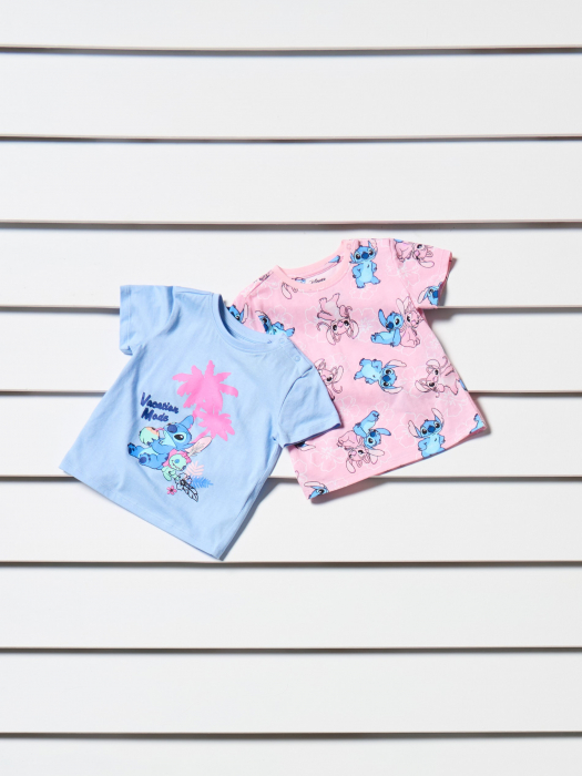 Set de 2 tricouri din bumbac Stitch [9]