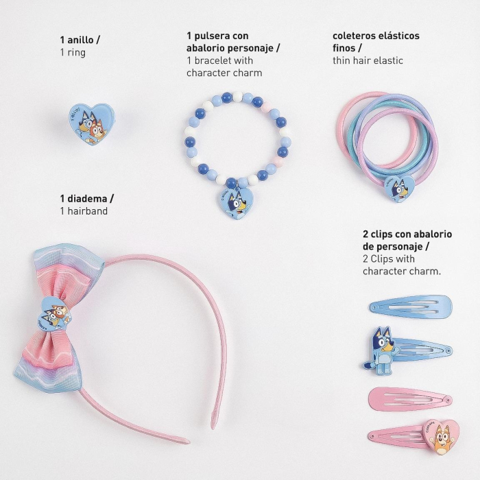 Set de accesorii pentru păr Bluey pentru copii [2]
