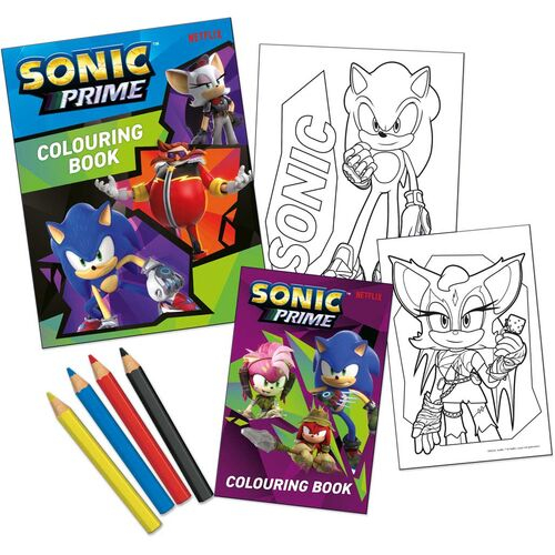 Set de colorat cu creioane Sonic [1]