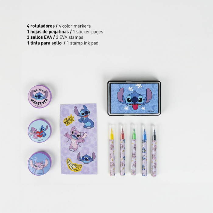 Set de colorat, Lilo & Stitch, servieta, 30 file, 10 piese [3]