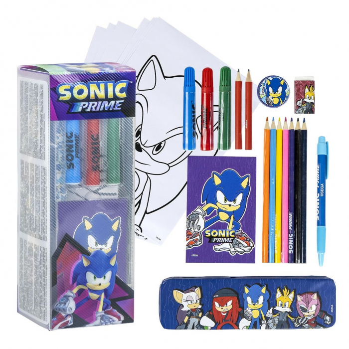 Set de colorat Sonic, 24 piese [1]