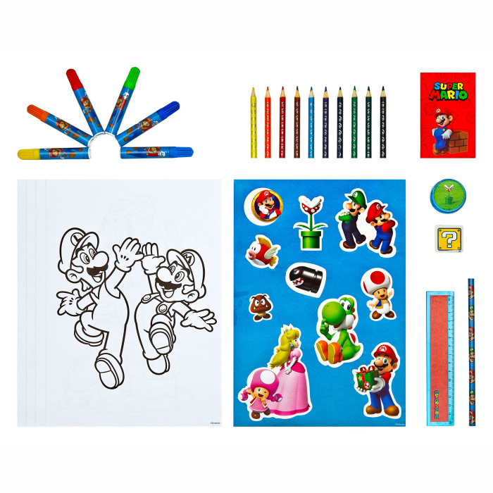Set de colorat Super Mario, 35 piese [2]