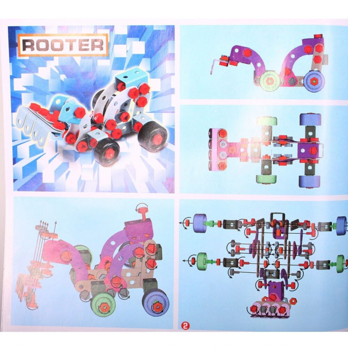 Set de constructii Junior Block 280 piese si bormasina cu baterii [14]