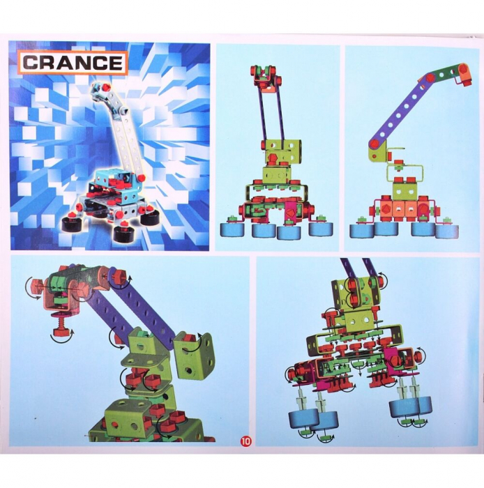 Set de constructii Junior Block 280 piese si bormasina cu baterii [22]