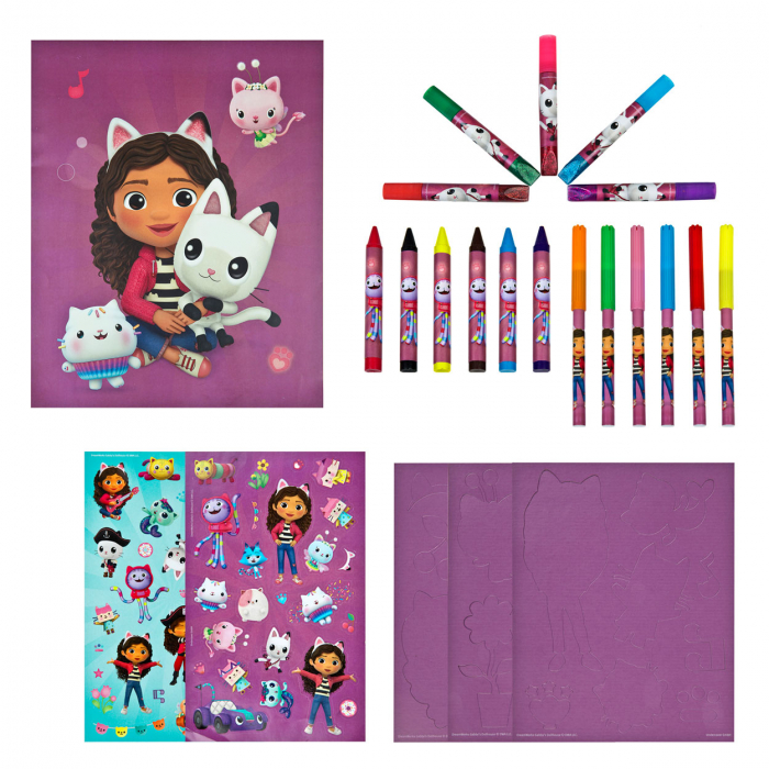 Set de desenat cu 23 piese Gabby's Dollhouse [3]