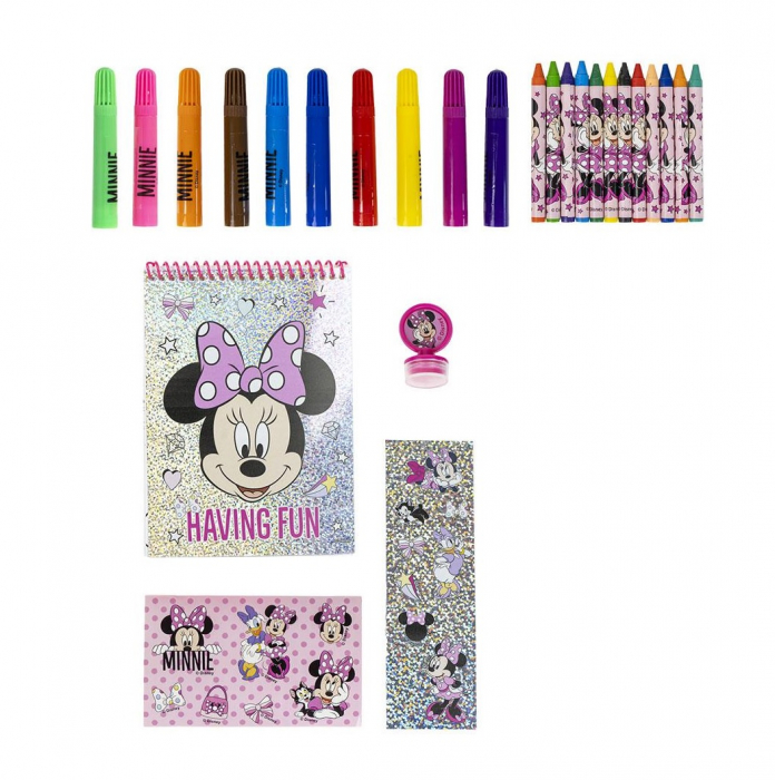 Set de desenat cu 26 piese Minnie Mouse Disney [1]