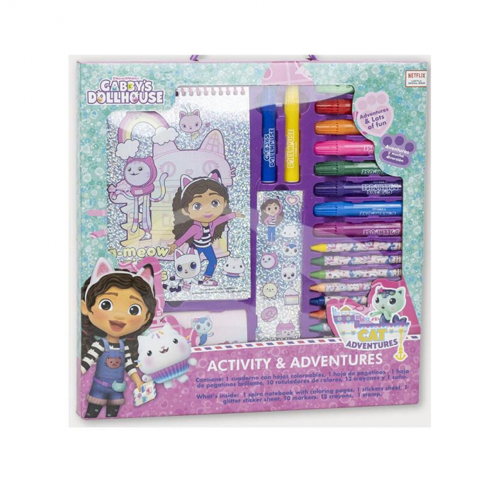 Set de desenat cu 26 piese Gabby's Dollhouse [1]
