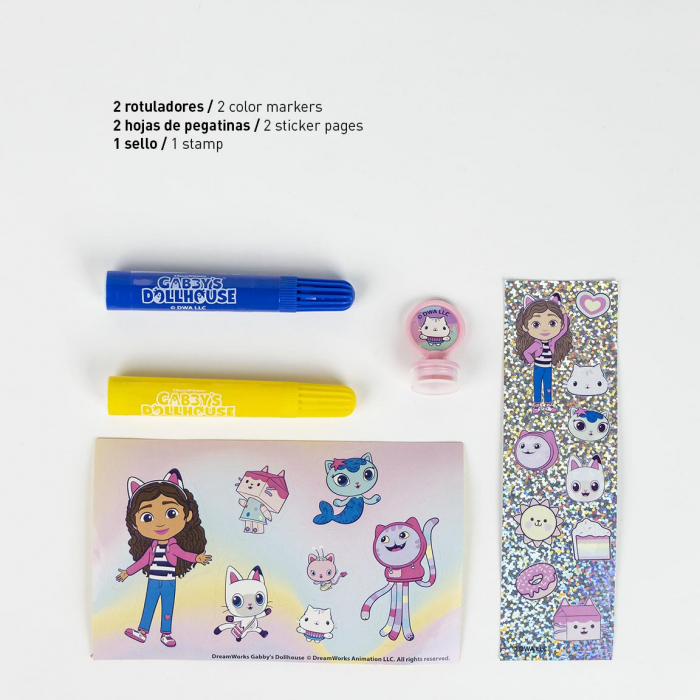 Set de desenat cu 26 piese Gabby's Dollhouse [5]