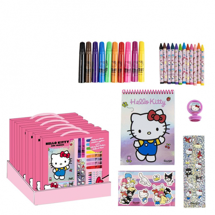 Set de desenat cu 26 piese Hello Kitty [1]