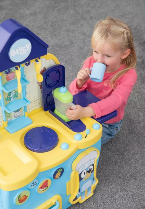 Set de Joaca Bluey Mini Bucatarie si toaster, 10 piese, 49x14x65cm [7]