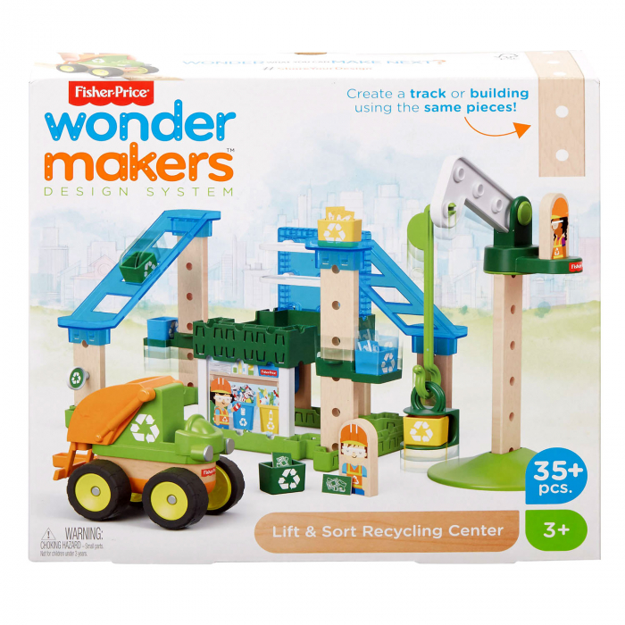 Set de joaca din lemn Fisher Price Wonder Makers ΓÇô Centrul de reciclare [2]