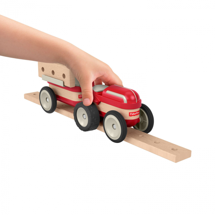 Set de joaca din lemn Fisher Price Wonder Makers ΓÇô Construieste in jurul orasului 75 piese [6]