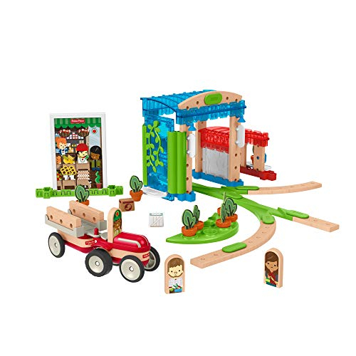 Set de joaca din lemn Fisher Price Wonder Makers ΓÇô Construieste in jurul orasului 75 piese [4]