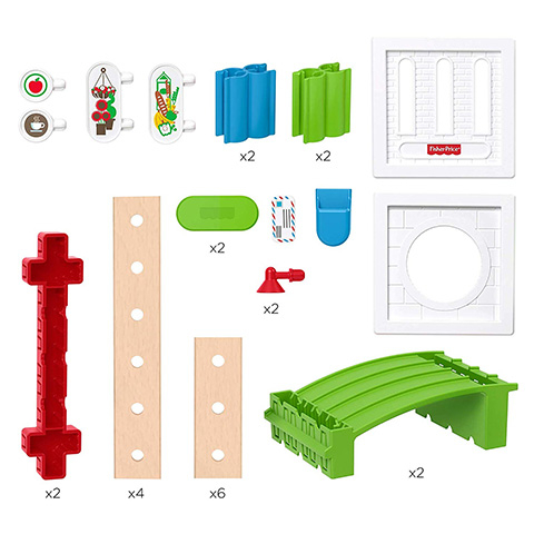 Set de joaca din lemn Fisher Price Wonder Makers 25 piese ΓÇô Kit extindere [2]