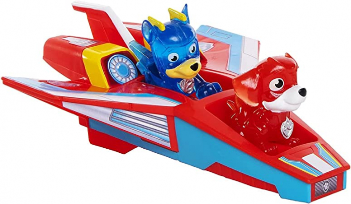 Set de joaca Paw Patrol - Avion cu figurine Chase si Marshall [5]