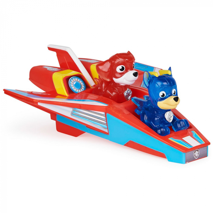 Set de joaca Paw Patrol - Avion cu figurine Chase si Marshall [2]