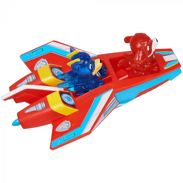 Set de joaca Paw Patrol - Avion cu figurine Chase si Marshall [3]