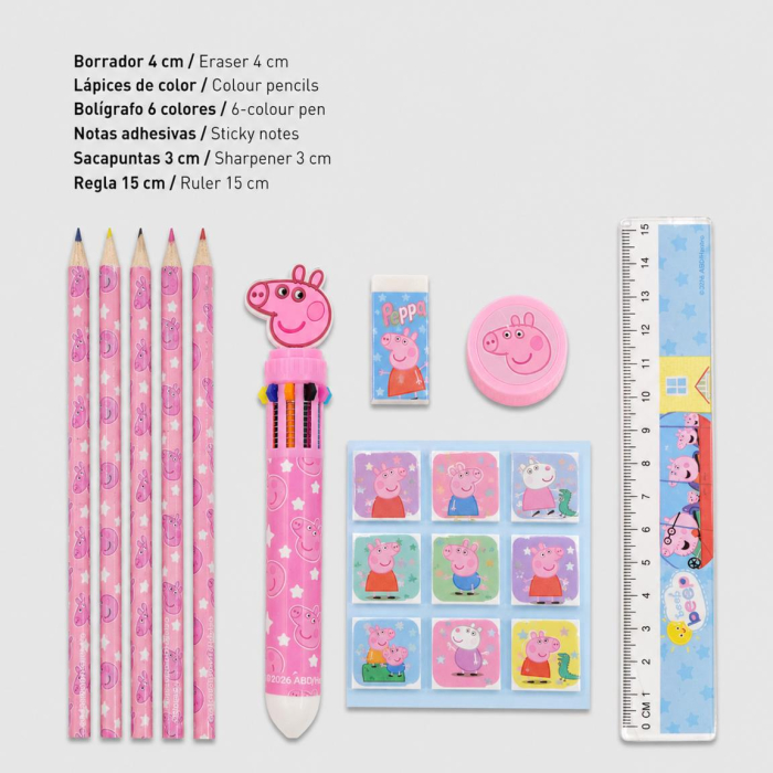Set de papetărie pentru școală Peppa Pig pentru copii [2]