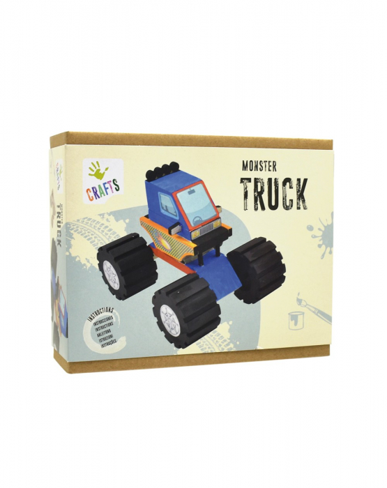 Set DYI Monster Truck, lemn [4]