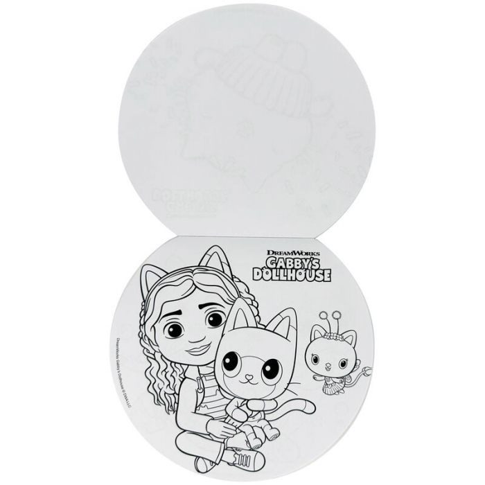 Set gentuta de colorat cu stickere, Gabby's Dollhouse [4]