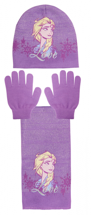 Set iarna caciula manusi fular Frozen Elsa [2]