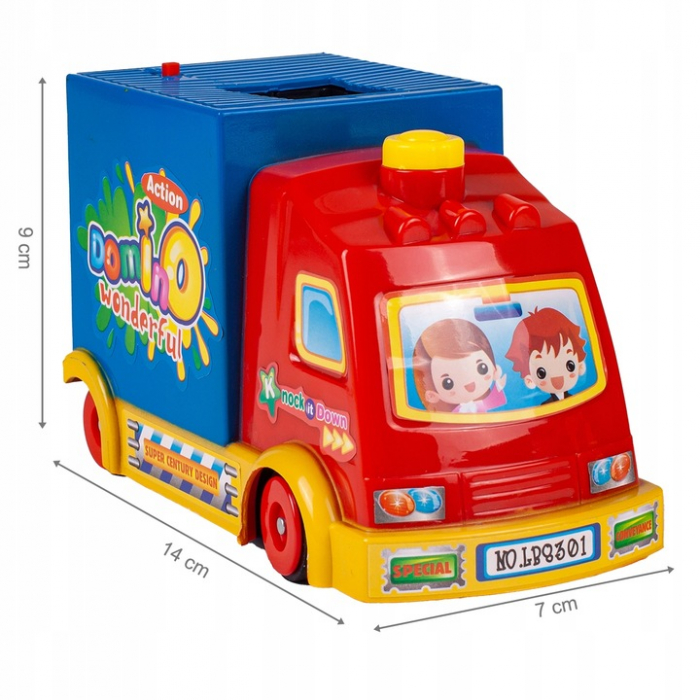 Trenulet interactiv cu 100 piese Domino [2]