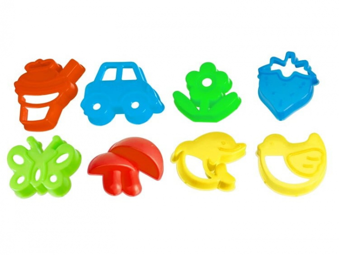 Set Joaca Nisip Kinetic 1kg cu Tavita Gonflabila + forme Diferite [3]