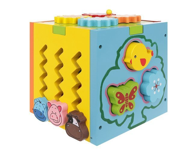 Set Joc Cub Educational Multifunctional 5-in-1,15x15x15 cm [6]