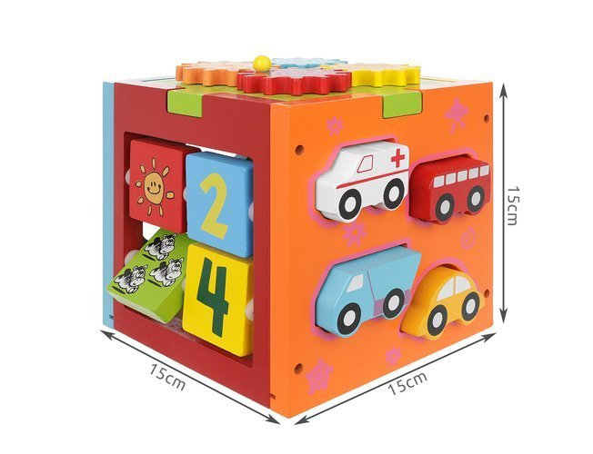 Set Joc Cub Educational Multifunctional 5-in-1,15x15x15 cm [8]