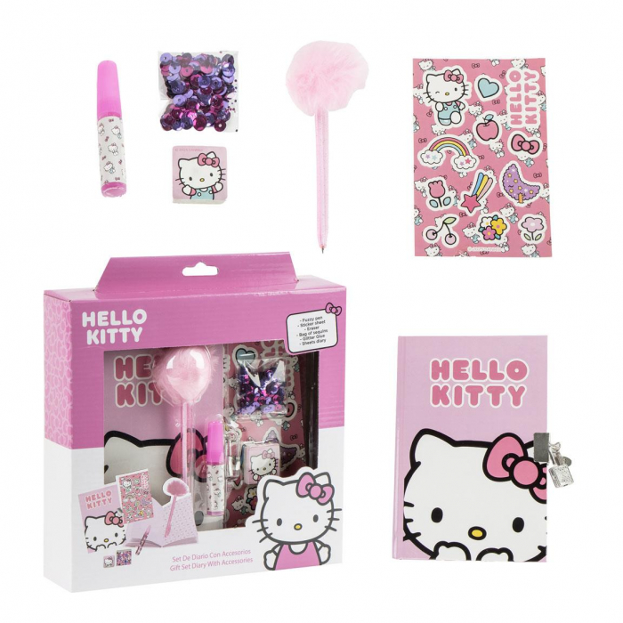Set Jurnal 6 accesorii Hello Kitty [1]