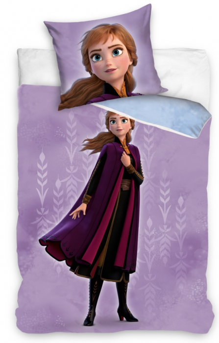 Set Lenjerie de pat copii, Frozen II Ice Magic,2 piese 140x200 cm,70x90 cm [2]