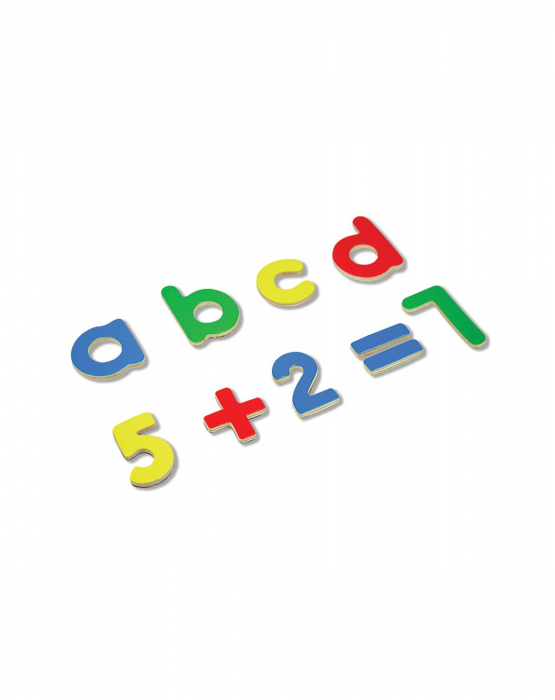 Set litere si cifre magnetice, 75 piese [4]
