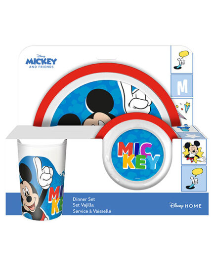 Set mic dejun melamina 3 piese Mickey Mouse Disney [2]