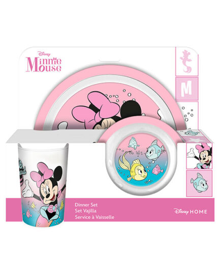 Set mic dejun melamina 3 piese Minnie Mouse Disney [2]