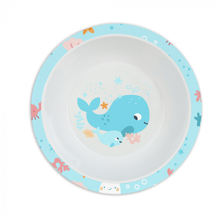 Set mic dejun plastic 4 piese, Ocean [3]