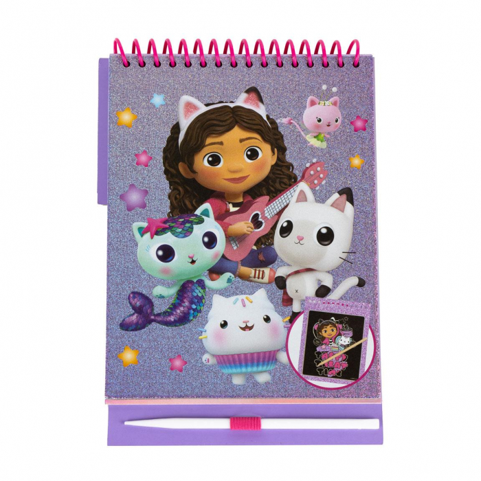 Set papetatie coloreaza,razuieste si descopera Gabby's Dollhouse [1]