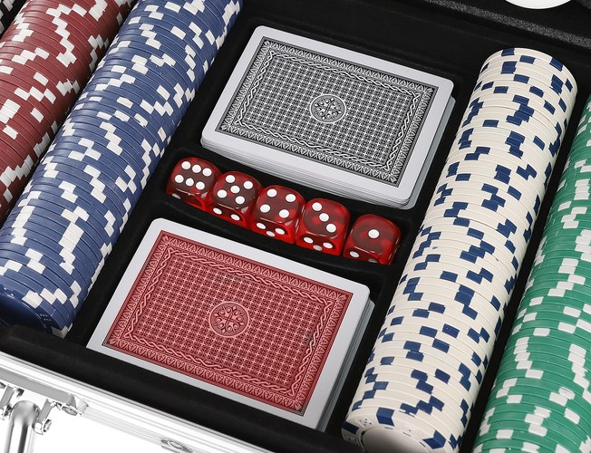 Set Poker Texas 300, jetoane si carti, cutie metalica [7]
