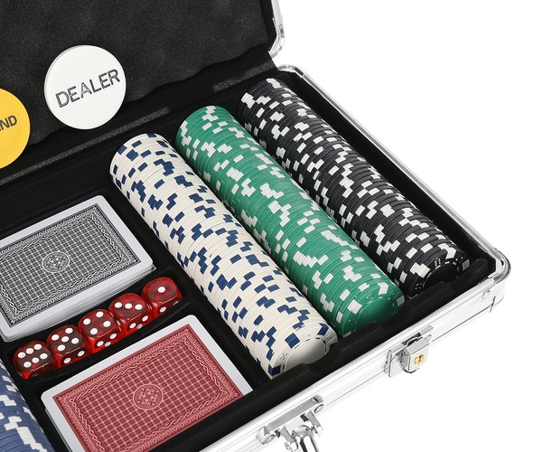 Set Poker Texas 300, jetoane si carti, cutie metalica [8]
