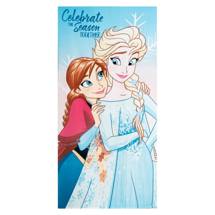 Set prosop poliester cu ochelari inot Frozen Disney,140x70 cm [2]