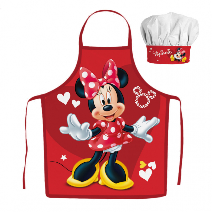 Set sort bucatarie pentru copii cu 2 piese, Disney Minnie Red Hearts [1]