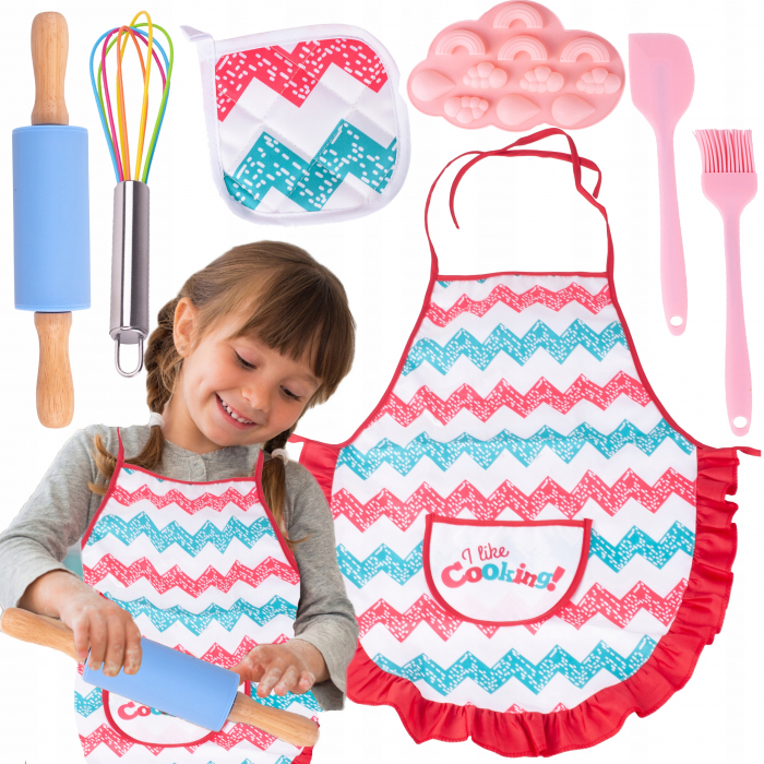 Set sort cu boneta pentru gatit cu 6 accesorii [6]