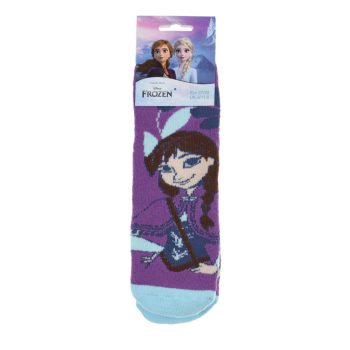 Sosete Frozen Disney antiderapante mov [3]