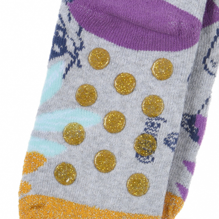 Sosete Frozen Disney antiderapante gri [2]