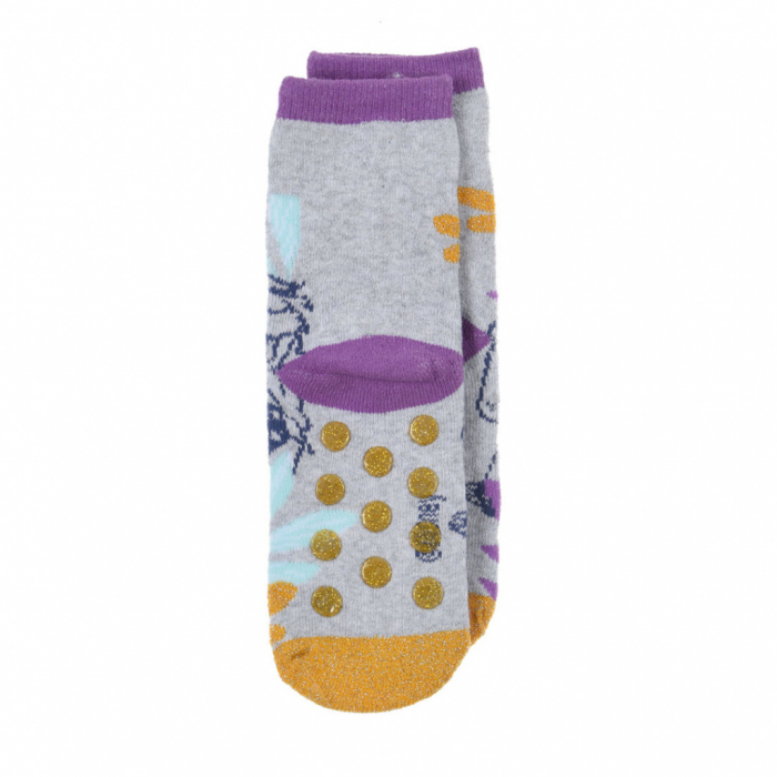 Sosete Frozen Disney antiderapante gri [3]