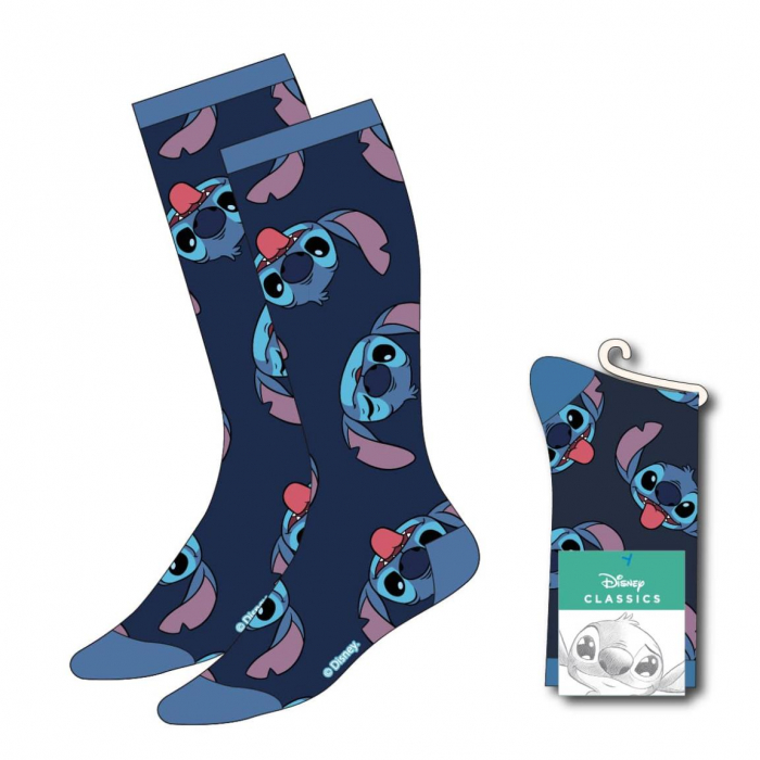 Sosete lungi Lilo & Stitch, Stitch Faces, M 36-43 EU [2]