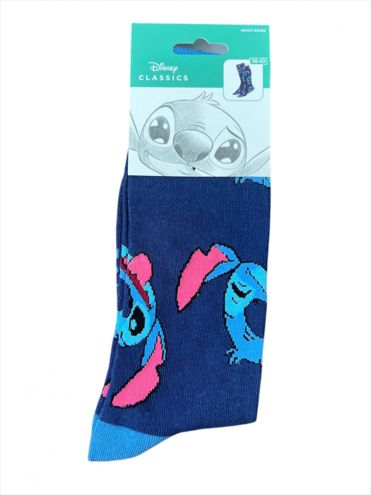 Sosete lungi Lilo & Stitch, Stitch Faces, M 36-43 EU [3]