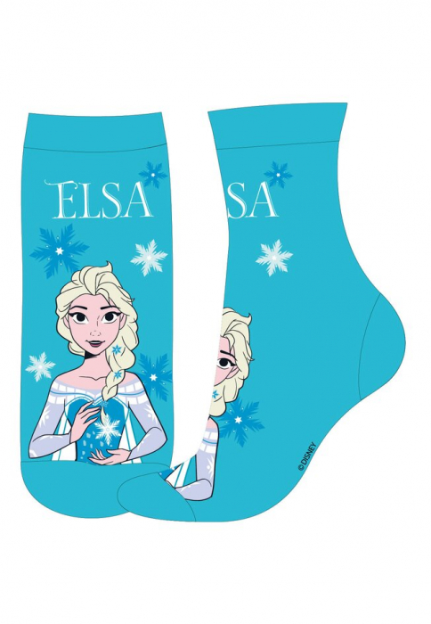 Sosete pentru copii, cu stelute, Frozen - Elsa [1]